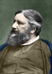 Porträt von Gustave Courbet (1819-1877).