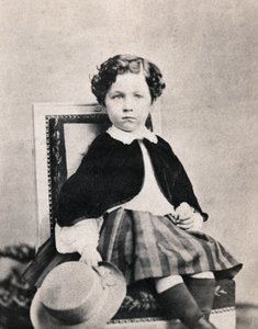 Porträt von Prinz Imperial Eugene Louis Napoleon Bonaparte (1856-1879), Sohn von Napoleon III. Anonymes Foto aufgenommen in Fontainebleau im Juni 1860 von Unknown photographer