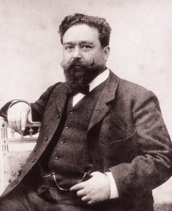 Porträt von Isaac Albéniz (1860-1909), spanischer Pianist und Komponist. Fotografie, 1886. Fundación Albéniz, Madrid. von Unknown photographer