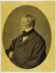 Porträt von Jean Auguste Dominique Ingres (1780 - 1867) im Jahr 1841 von Unknown photographer