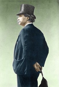 Porträt von Mark Twain (1835-1910) von Unknown photographer