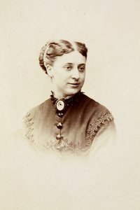 Porträt von Miss Dunlop, ca. 1860er (s/w Foto)