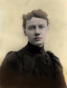 Porträt von Nellie Bly (Elizabeth Jane Cochrane) 1864-1922, amerikanische Journalistin