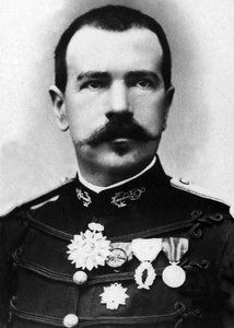 Porträt von Parfait Louis (Perfect-Louis) Monteil (1855-1925), Leutnant, Oberst der Marineinfanterie und Entdecker von Afrika und Indochina.