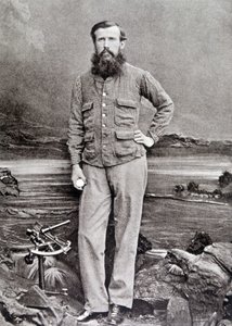 Porträt von Speke, britischer Entdecker (1827 - 1864)