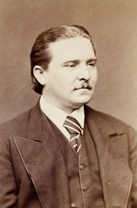 Porträt von Vernon Rigby, ca. 1860er (s/w Foto) von Unknown photographer