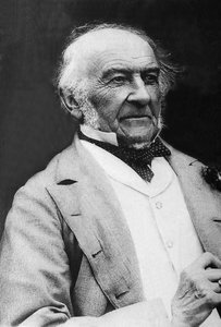 Porträt von William Ewart Gladstone (1809-1898), britischer Premierminister und Politiker.