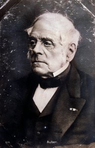 Porträt des englischen Komponisten Daniel François Esprit Auber