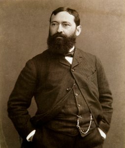 Porträt des italienischen Malers Giuseppe De Nittis (1846-1884) Fotografie von Unknown photographer