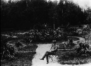 Porträt des Komponisten Piotr Iljitsch Tschaikowski von Unknown photographer