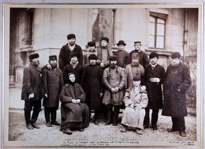 Russen von Smolensk, behandelt gegen Tollwut von Unknown photographer