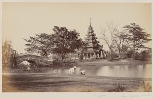 Ansicht der Eden Gardens, Kalkutta von Unknown photographer