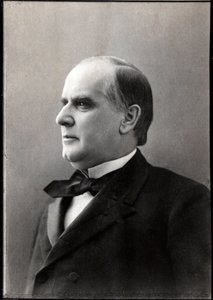 WILLIAM McKinley (1843-1901), 25. Präsident der Vereinigten Staaten - Porträt von William Mac Kinley (Mac-Kinley oder McKinley)
