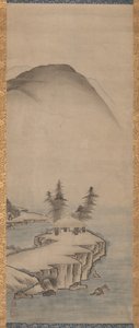 Landschaften (eines von einem Paar) von Unkoku Toyo