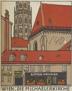 Wien: Michaelerkirche, 1908 von Urban Janke