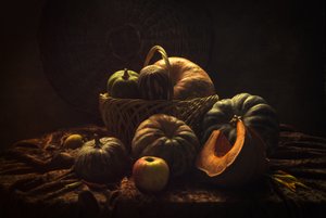 Herbstliches Ernte-Stillleben