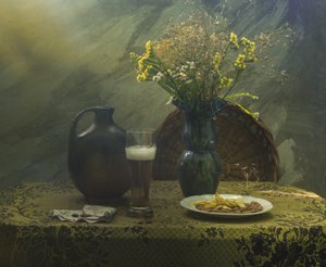 Goldene Stunde Stillleben