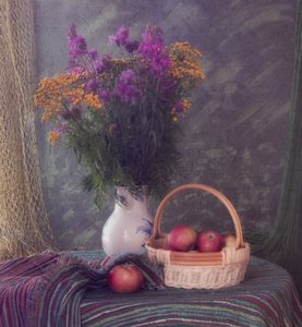 Rustikales Herbst Stillleben
