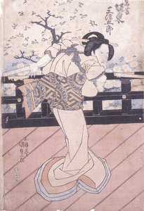 Bandō Mitsugorō als Iwafuji von Utagawa (1786 1865) Kunisada