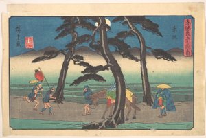 Station Akasaka von Utagawa Hiroshige