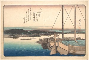 Aufklarendes Wetter in Shibaura von Utagawa Hiroshige