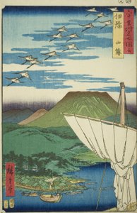 Provinz Iyo: Saijo, aus der Serie "Berühmte Orte in den sechzig Provinzen"