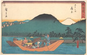 Kambara von Utagawa Hiroshige