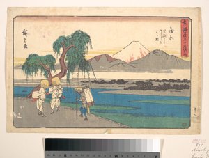 Kambura Station von Utagawa Hiroshige