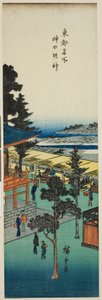 Kanda Myojin-Schrein (Kanda Myojin), aus der Serie "Berühmte Ansichten der östlichen Hauptstadt (Toto meisho)"