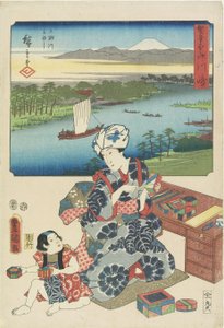 Kawasaki, Juli 1854