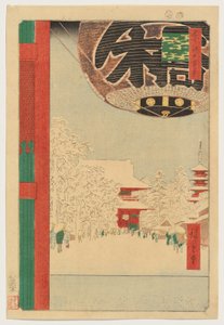 Kinryūzan-Tempel, Asakusa von Utagawa Hiroshige