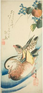 Mandarinenten von Utagawa Hiroshige