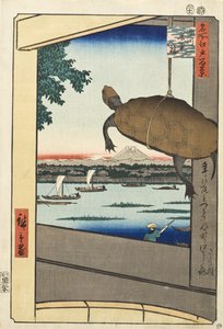 Mannen-Brücke, Fukagawa von Utagawa Hiroshige