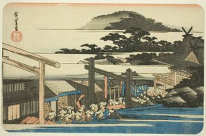 Bezirk des Shiba Shinmei-Schreins, aus der Serie "Berühmte Orte in der östlichen Hauptstadt"