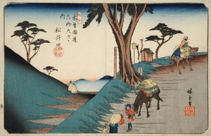 Station 17, Matsuida von Utagawa Hiroshige