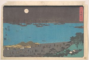 Takanawa Tsuki no Kei von Utagawa Hiroshige