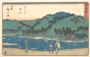 Tsuchiyama von Utagawa Hiroshige