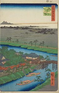 Yanagishima, Nr. 32 aus der Serie "Hundert berühmte Ansichten von Edo"
