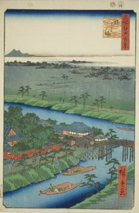 Yanagishima, aus der Serie "Hundert berühmte Ansichten von Edo (Meisho Edo hyakkei)"