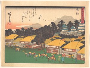 Tōkaidō Gojūsan-tsugi, Hamamatsu von Utagawa Hiroshige