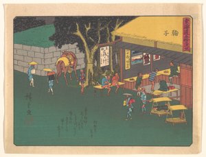 Die 53 Stationen des Tōkaidō: Mariko von Utagawa Hiroshige