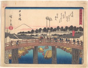 Die 53 Stationen des Tokaido: Nihonbashi von Utagawa Hiroshige