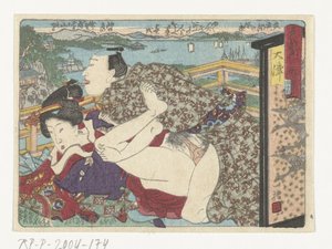 Die Raststätte Otsu von Utagawa Kunisada (I) (attributed to)
