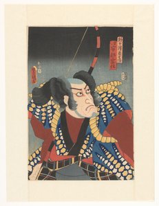 Sotogahama no Nambei mit Bogen auf dem Rücken von Utagawa Kunisada (I)