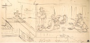 Druck von Utagawa Kunisada