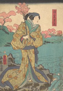 Druck von Utagawa Kunisada