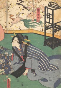Druck, 19. Jahrhundert von Utagawa Kunisada