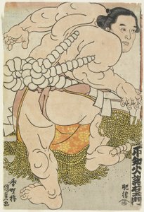 Der Yokozuna-Ringer Shiranui Dakuemon vom Higo-Stall, 1830-1844