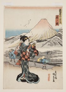 Ansicht von Hara von Utagawa Kunisada