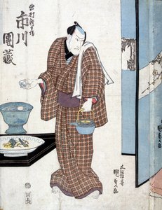 Japaner, der Tee serviert - von Kounisada